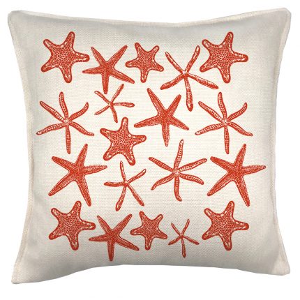 Cojín Estrellas Rojo 45x45 cm