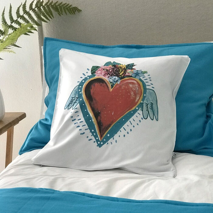 Cojín Corazón Alas / Frida - Imagen 2