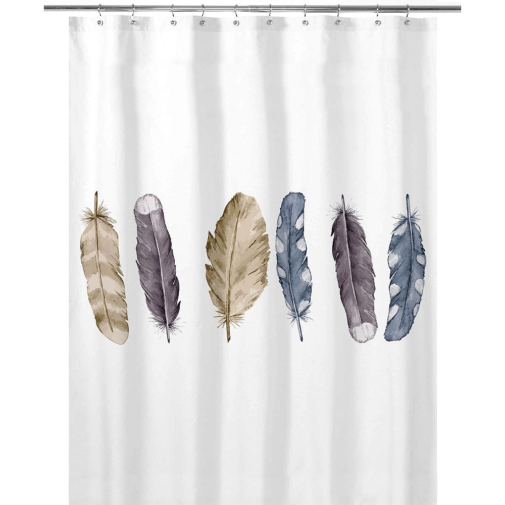 Cortina-de-bano-Plumas-Grises.jpg Cortina de Baño Plumas Grises - Imagen 1