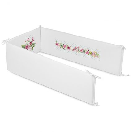 Protector de Cuna Flores Vintage