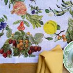 Camino de Mesa Frutas - Velo Organza - Imagen 5