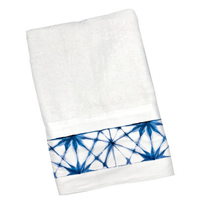 Toalla Shibori Azul 100% algodón