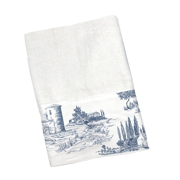 TL_TJazul Toalla Toile Jouy Azúl - Tuyo Print