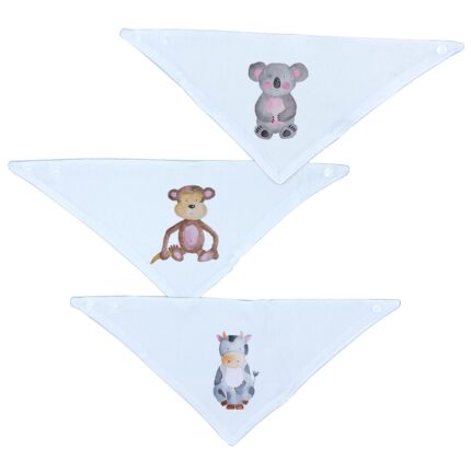 Pack Baberos - Bandanas Animales Acuarela