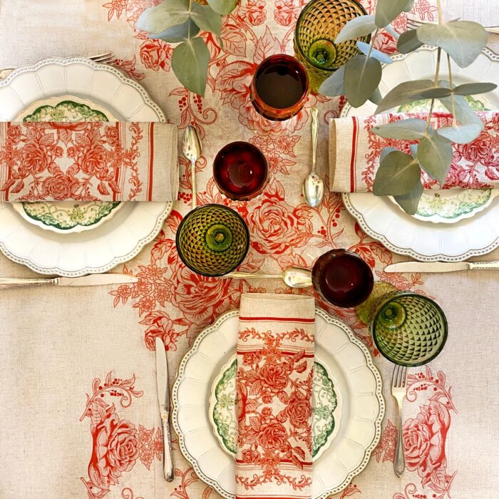 Mantel Toile Rojo - Imagen 5