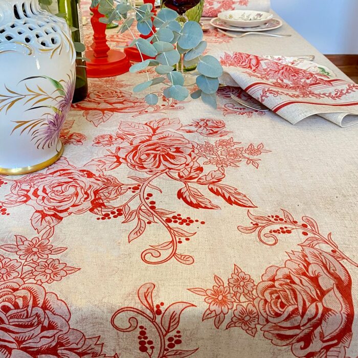 Mantel Toile Rojo - Imagen 3