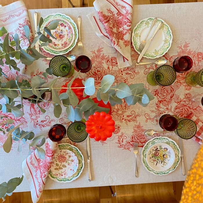 Mantel Toile Rojo - Imagen 2