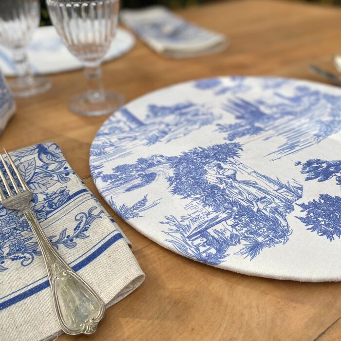 Bajoplatos Toile de Jouy - Imagen 5