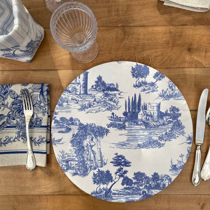 Bajoplatos Toile de Jouy - Imagen 3