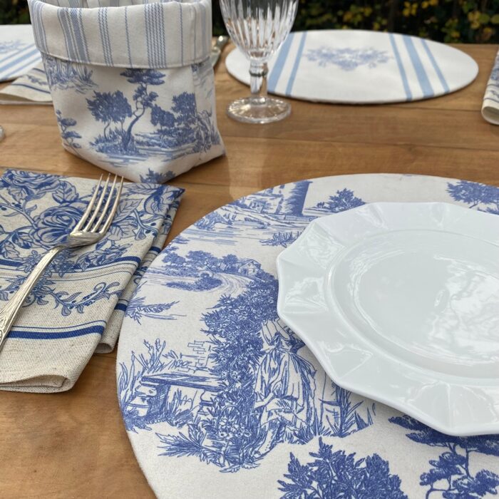 Bajoplatos Toile de Jouy - Imagen 2