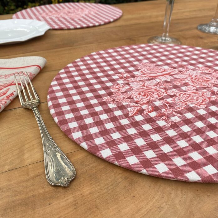 Bajoplatos Toile Rojo - Imagen 10