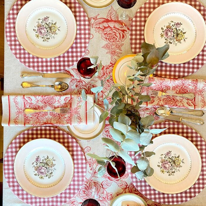 Mantel Toile Rojo - Imagen 10