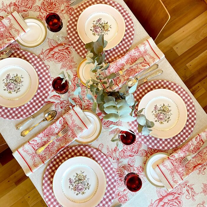 Mantel Toile Rojo - Imagen 9
