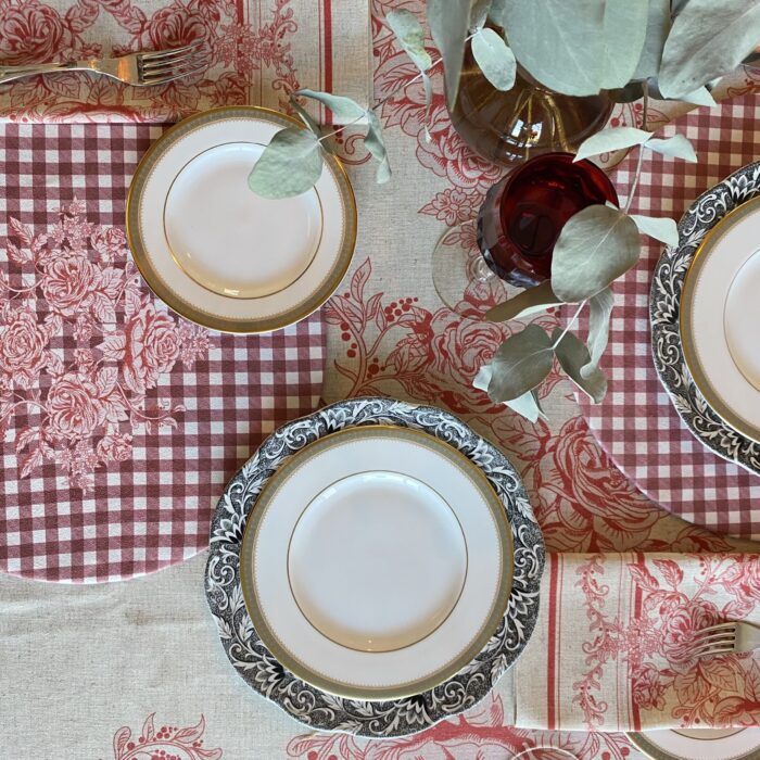 Bajoplatos Toile Rojo - Imagen 9