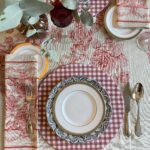 Bajoplatos Toile Rojo - Imagen 7