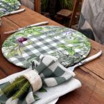Set 4 Servilletas Vichy Verde - Imagen 2
